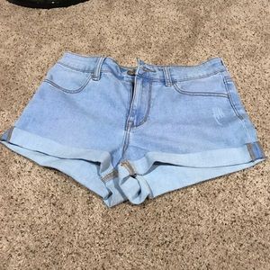 high waisted shorts